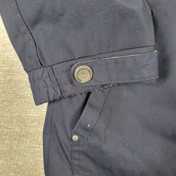 Mackintosh New England Rain Coat Womens M Navy Green Hooded Waterproof Jacket - Picture 10 of 16